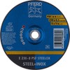 Pferd E2308A30MPSFINOX A30MPSF Reinforced Grinding Wheel, Multi-Colour, 230 x 8