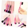 Beavorty 1set Double-headed Eyebrow Comb Brush with Replacement Portable Hair