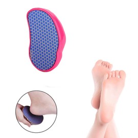 Ruichicoo Nano Glass Foot File Reusable Nanotechnology Dead Skin Callus Remover Pedicure Tools (Rose Red)