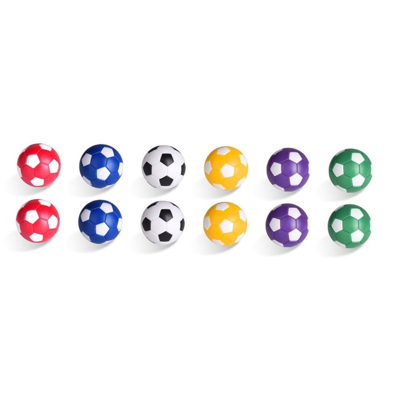 Kisangel Table Football Ball Accessories 6pcs Mini Replacement Foosballs for