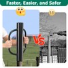 COCONUT T Post Driver, 12 LBS Fence Post Driver with