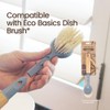 White Magic Eco Basics Replaceable Dish Brush Refill 2 Pack,Blue/White