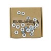 M6 Serrated Flange Hex Nuts - 6mm Steel (Pack of