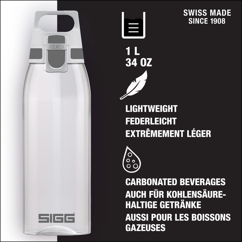 SIGG - Tritan Sports Water Bottle - Total Color Transparent