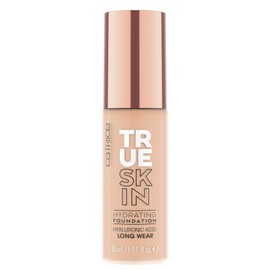 Catrice True Skin Hydrating Foundation, No. 004, Nude, Moisturising, Long-Lasting, Natural, Vegan, Alcohol-Free, Paraben-Free, No Microplastic Particles, Pack of 1 (30 ml)