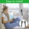 Universal Window Handle Replacement Kit Black Double Glazing Window Handles