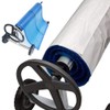 COOSOO Pool Solar Reel Blanket Protective Cover 16ft with Velcro