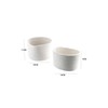 zaoalife 2PCS Round Cotton Rope Organizing Bins, Baskets for Shelves,