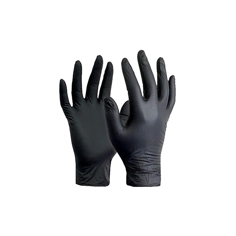 AMBIDERM Guante de Látex No Estéril Plus Negro