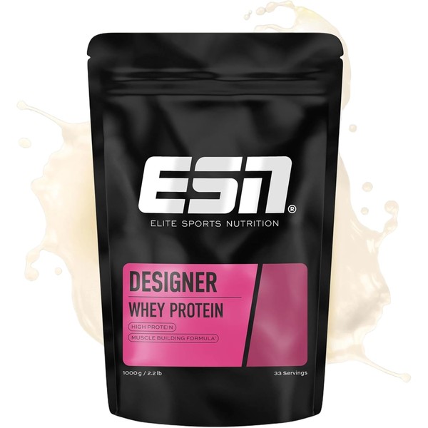 ESN Designer Whey Protein Powder, Natural, 1 kg, up to