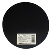 Wake Industry GM-02 Rubber Sheet, Round, Black, Thickness 0.04 x