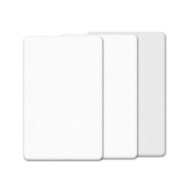 3 Pack Next To Me Chicco Crib Fitted Sheets | Set with 2 Fitted Sheets 100% Cotton & 1 Waterproof Mattress Protector | Antiallergic, Soft, Breathable Sheets (White, 85 x 51 cm)