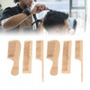 6pcs Bamboo Hair Comb Set for Barber Anti Static Heat