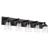 MELUCEE Black Vanity Lights for Bathroom, 5CCT Dimmable LED Bathroom