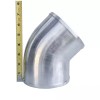 XS-POWER Tight Bend Polished Cast Aluminum 45 Degree 5" OD