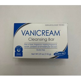 Vanicream Cleasing Bar for Sensitive Skin 3.9oz (Pack of 8)