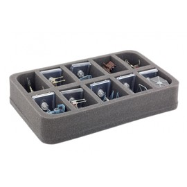 Feldherr Foam inserts compatible with the transport of X-Wing figures and miniatures Perfectly compatible with all Xwing Minis.
