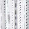 Lush Decor Hygge Stripe Shower Curtain, 72" x 72", Navy