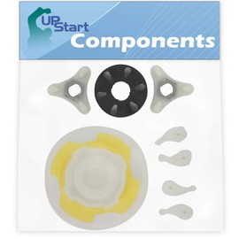 285753A Washer Motor Coupler & 285809 Short Cam Agitator Repair Kit Replacement for Whirlpool 8TLSQ8543LT0 - Compatible w/ 285753A Direct Drive Motor Coupling Kit & 285809 Agitator Repair Kit