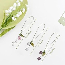 Wentoenapp Pink Cell Phone Strap Flower Charm, Cute Keychain Lanyard String Charm, Hanging Car Pendants Decor Accessories, Cell Phone Charms, Car Keychain, 1, String