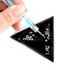 SFW Nail Art Cubic Parts Triangular Tray / SFW 네일아트 큐빅 파츠 삼각 트레이