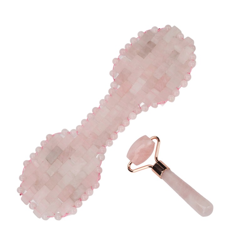 2pcs Jadestone Eye Pad Roller Set Reduce Dark Circles Promote