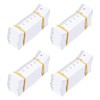 100Pcs 40"/ 100CM Paper Measuring Tape, Disposable Wound Measuring Rulers,