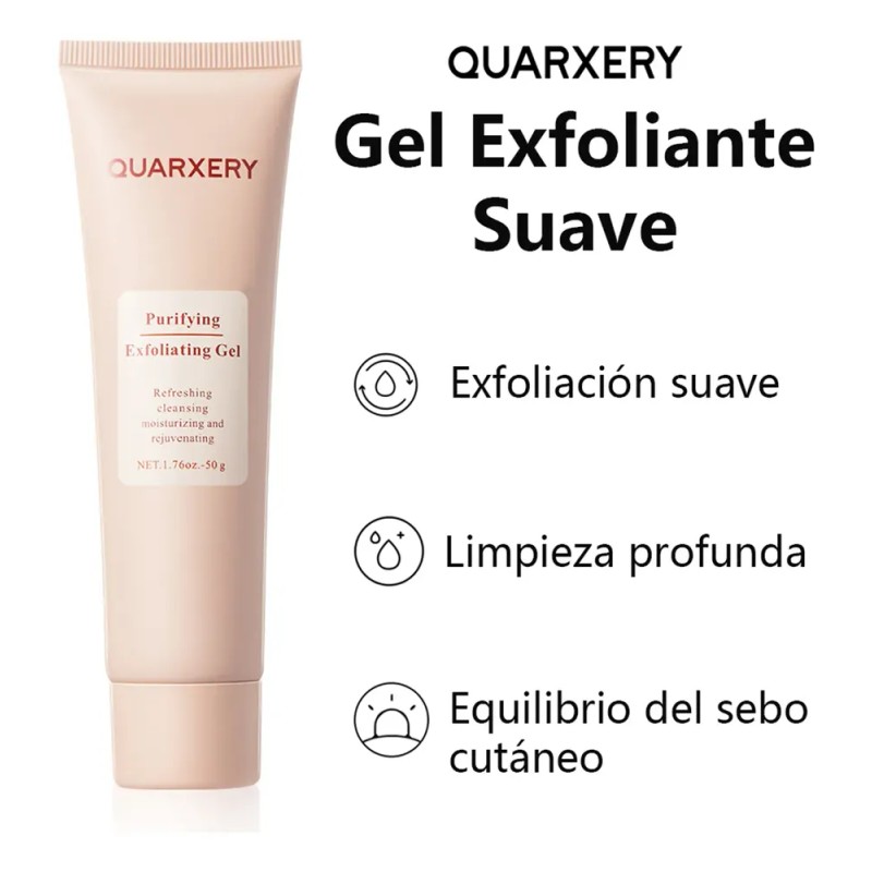 Gel Exfoliante Purificante Limpiador Facial 4 Unid 200g