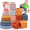 Qizebaby Baby Toy Building Blocks, Soft Blocks, Bath Toy, Stacking