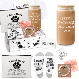 UAREHIBY Dog Mom Gifts for Women,Mothers Day Dog Lover Gift for Women,Birthday Gifts for Best Friends Girlfriend Sisters Coworker,Christmas Gift for Dogs New Mom