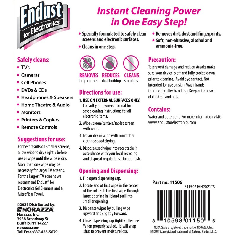Endust for Electronics Screen Cleaner, Electronic Anti-Static Cleaning Gel &