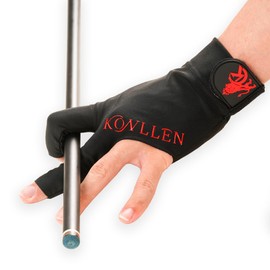 KONLLEN Gloves New Stretch Fabrics Billiard Gloves One Piece Five Colors L/XL Non-Slip Left Right Pool Glove Snooker Glove Billiard Accessories