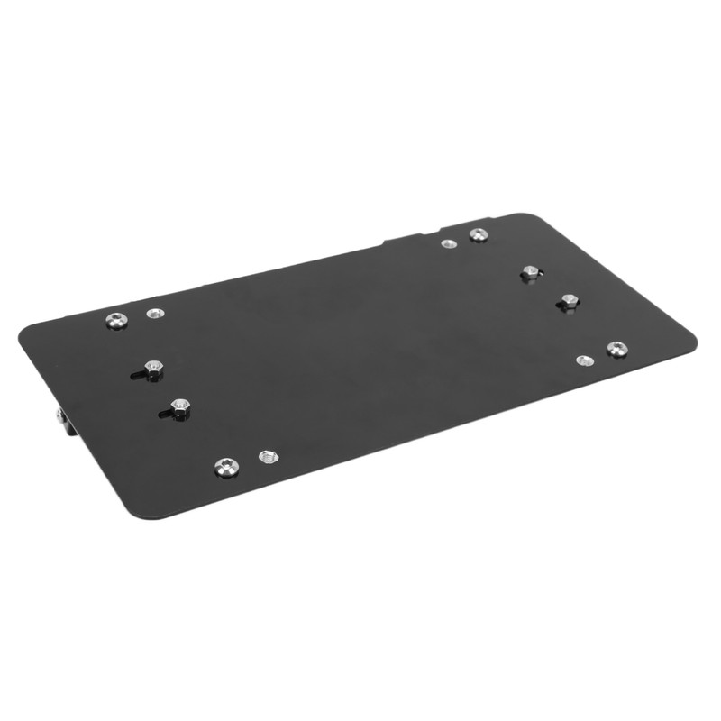 License Plate Bracket Black Stainless Steel Winch License Plate Holder
