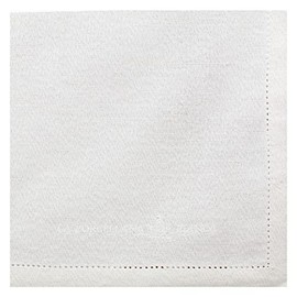 LA PORCELLANA White - Tablecloth with Golden Wire and Hem in Jour Christmas Edition