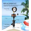 sixcow 98209800 High Flow Manual Relief Valve, Air Relief Manual