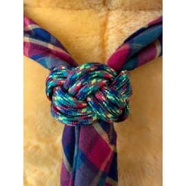 Webelo Neckerchief Slide Woggle Turks Head knot Paracord Handmade