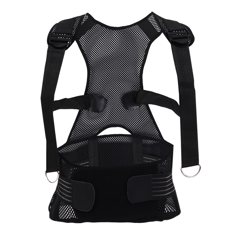 Posture Corrector Thin Mesh Cloth Shoulder Back Waist Wrap Brace