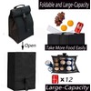ZM-YOUTOO Insulated Foldable Lunch Bag With Ajustable Strap- Lightweight Portable