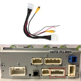 Red Wolf Retain OEM Backup Reverse Camera to Aftermarket Radio Wire w/ 6V Converter Kit