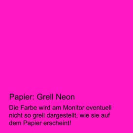 Neon Pink (100 pcs) Hot Light Emitting Paper Paper in Pink Harsh DIN A4 for Conspicuous Notices, Posters, Flyer Uvm.