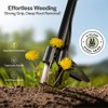 Weed Puller Tool with Long Adjustable Handle (36", 40", &