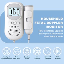 Gel for Baby Heartbeat Monitor Pregnancy, Fetal Doppler Monitor Accessories Easy to Use at Home, Tri-G03