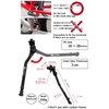 GORIX (GX-KC22AAJ-Z) Smart Bicycle Kickstand Center Stand, Lightweight, Compatible with