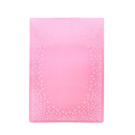 Plastic Embossing Folder A6 Size Hexagonal Points Frame Paper Crafts Plastic Textured Impressions for Card Making Scrapbooking
