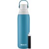 Brita Insulated Filtered Water Bottle with Straw, Reusable, Stainless Steel
