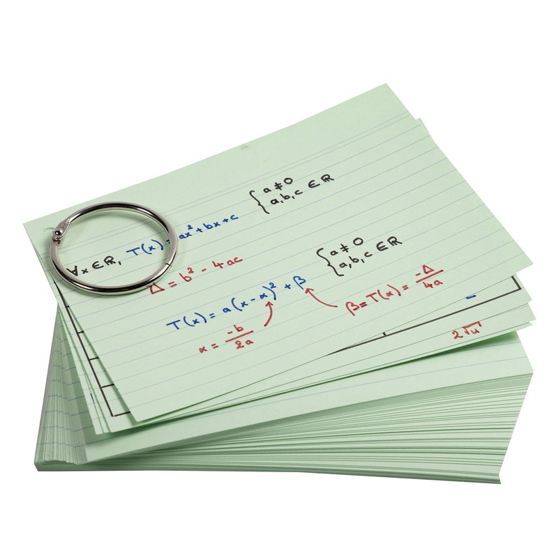 Exacompta - Ref 10340E - Bristol Revision Flashcards with Ring