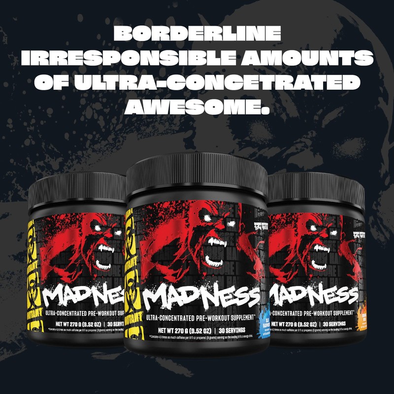 Mutant Madness | Pre Workout Powder Performance and Pump Blend