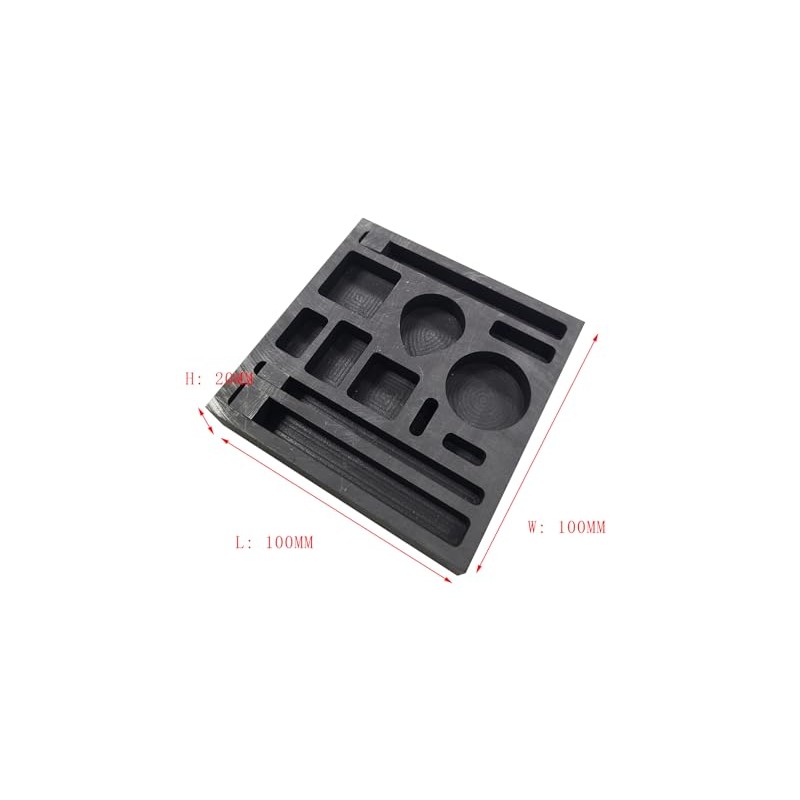 OTOOLWORLD 12 in 1 Graphite Casting Ingot Mold Metal Refining