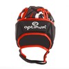 Optimum Unisex Senior Razor Headguard, Black/Red, Medium