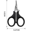 Fishing Braid Scissors, Stainless Steel Line Cutter for Saltwater &